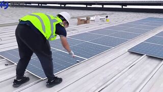 Flexible Solar Module Installation 540 pcs#hgenergy#HG#solarenergy#flexiblesolar#lightweightsolar