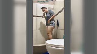 Beauty Mayra Taking Shower Photoshoot with Bikini Lingerie Lookbook