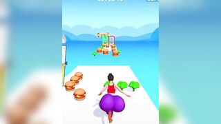 اكثر لعبة محششة في العالم تكبير المؤخرة بالأكل ???? | Twerk Race 3D
