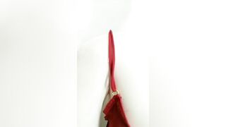 Lingerie Babydoll Strings Sides CU9917 Maroon