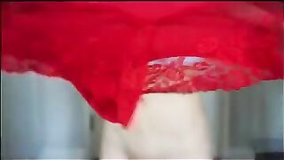 004-Panties Try On Haul Red