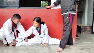 Taekwondo Stretching || Princy Bomjan || Riviera International Academy