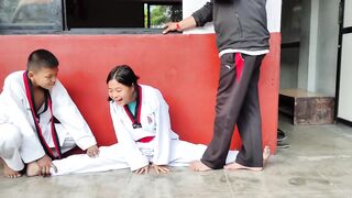 Taekwondo Stretching || Princy Bomjan || Riviera International Academy