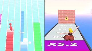 Bridge Race // Twerk // All Level Gameplay Android, iOS - NEW APK BIG UPDATE