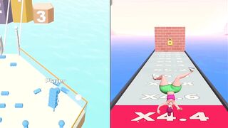 Bridge Race // Twerk // All Level Gameplay Android, iOS - NEW APK BIG UPDATE