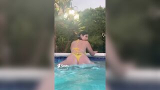 Queenie Sateen 02 EXTREME Slow Motion Big Boobs in Lingerie - @missqueeniexo #shorts #shortvideo