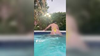 Queenie Sateen 02 EXTREME Slow Motion Big Boobs in Lingerie - @missqueeniexo #shorts #shortvideo