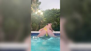 Queenie Sateen 02 EXTREME Slow Motion Big Boobs in Lingerie - @missqueeniexo #shorts #shortvideo