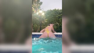 Queenie Sateen 02 EXTREME Slow Motion Big Boobs in Lingerie - @missqueeniexo #shorts #shortvideo
