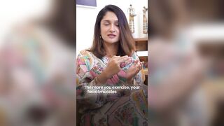 Face Yoga Exposed | Face Yoga | Dr. Tanvi Vaidya | #dermatologist | #shorts